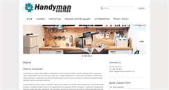 Desktop Screenshot of handymancourses.co.za